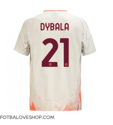 AS Roma Paulo Dybala #21 Venkovní Dres 2024-25 Krátký Rukáv